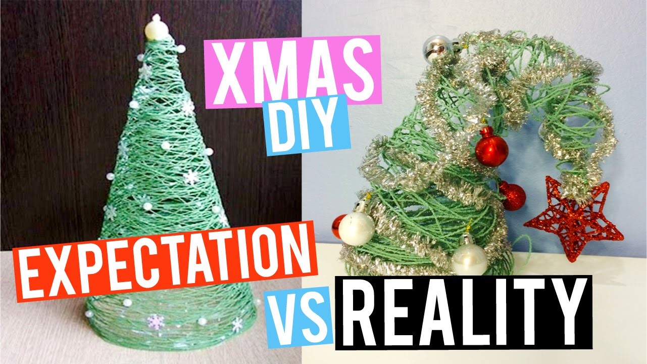 DIY Christmas tree fail