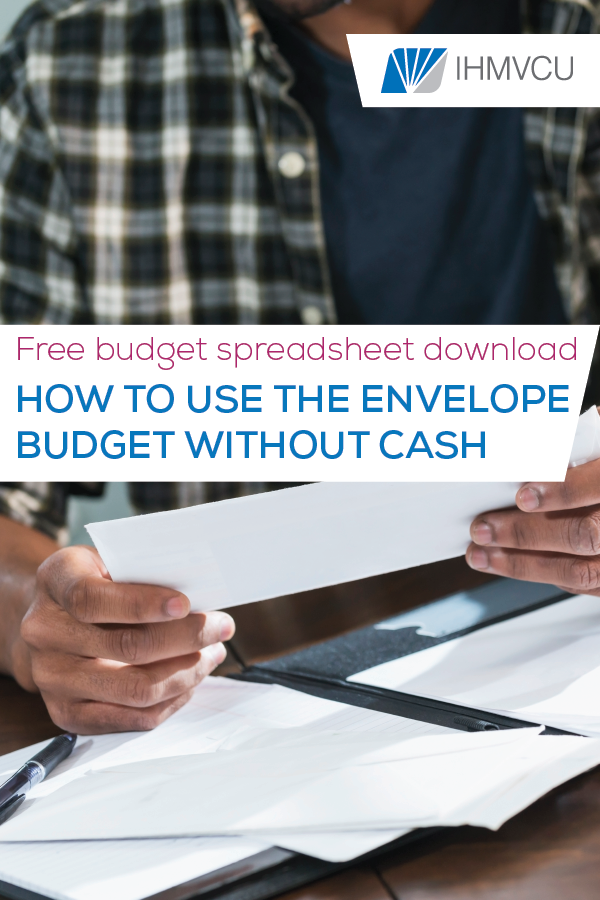 how to use the envelope budget without cash pin image