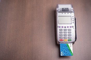 ihmvcu chip debit card in chip reader terminal